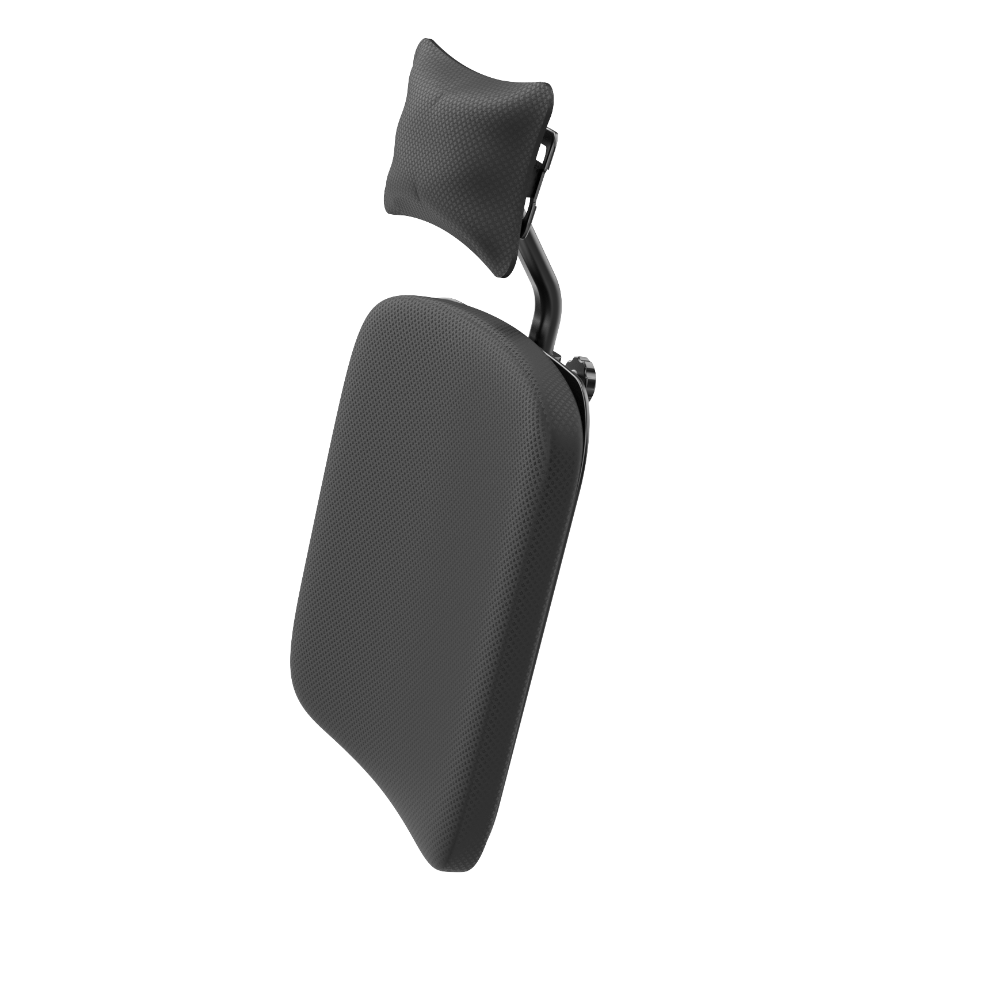 Ergonomic Raised Backrest & Neck Support